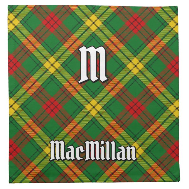 Clan MacMillan Tartan Cloth Napkin (Front)