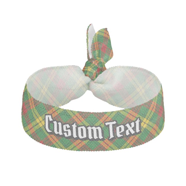 Clan MacMillan Tartan Elastic Hair Tie (Front)