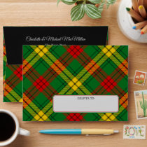 Clan MacMillan Tartan Envelope