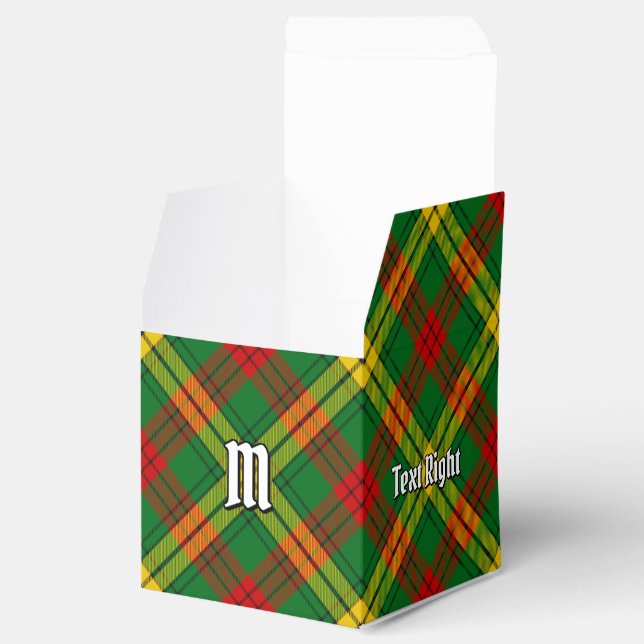 Clan MacMillan Tartan Favor Boxes (Opened)