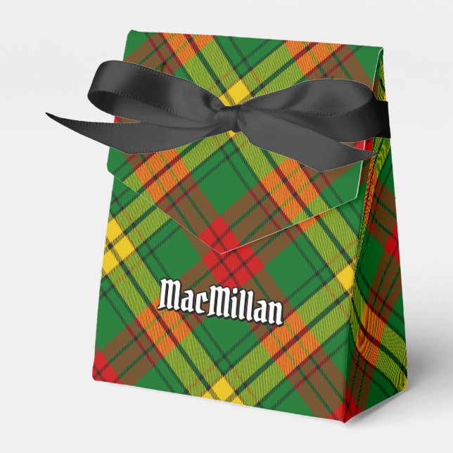 Clan MacMillan Tartan Favor Boxes (Front Side)