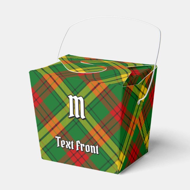 Clan MacMillan Tartan Favor Boxes (Front Side)