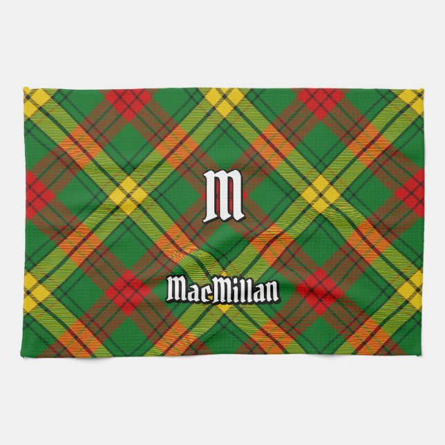 Clan MacMillan Tartan Kitchen Towel (Horizontal)