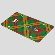 Clan MacMillan Tartan License Plate