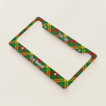 Clan MacMillan Tartan License Plate Frame