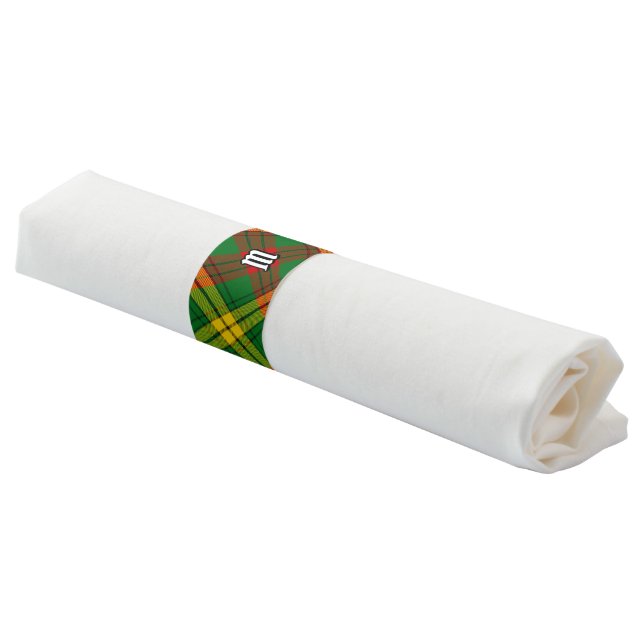 Clan MacMillan Tartan Napkin Bands (Angled)