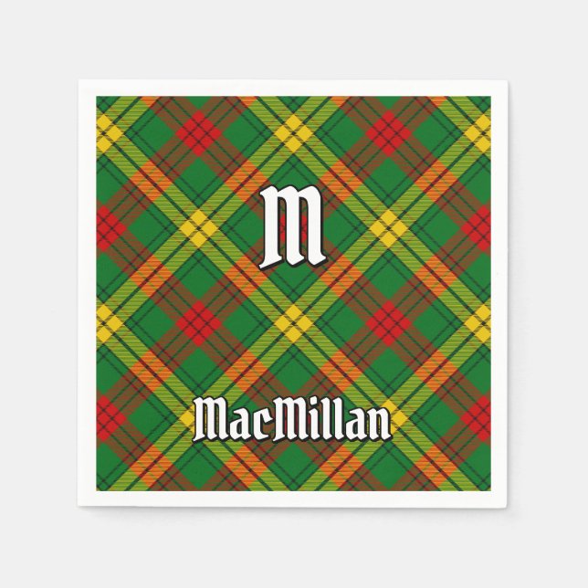 Clan MacMillan Tartan Napkins (Front)