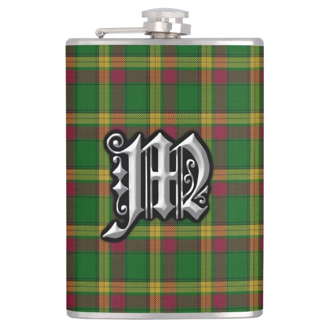 Clan MacMillan Tartan Old Scotland Flask (Front)