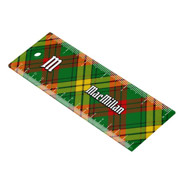 Clan MacMillan Tartan Ruler (Angled)