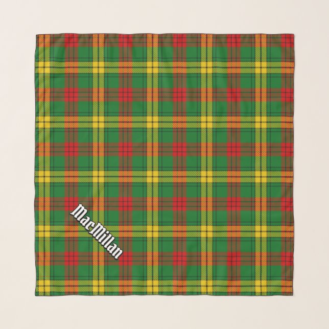 Clan MacMillan Tartan Scarf (Front (Horizontal))