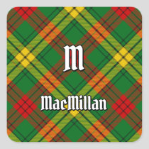 Clan MacMillan Tartan Square Sticker