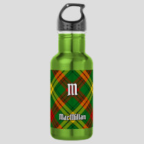 Clan MacMillan Tartan Stainless Steel Water Bottle