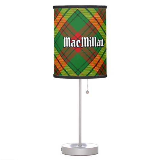 Clan MacMillan Tartan Table Lamp (Left)