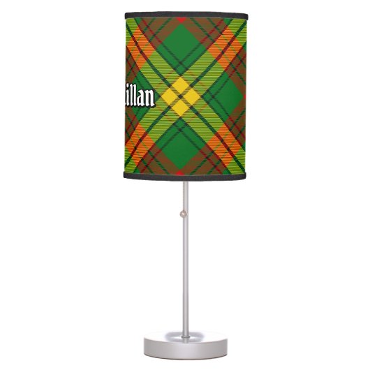 Clan MacMillan Tartan Table Lamp (Front)