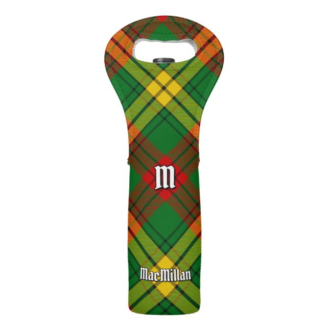 Clan MacMillan Tartan Wine Bag (Front)