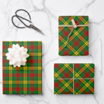 Clan MacMillan Tartan Wrapping Paper Sheets