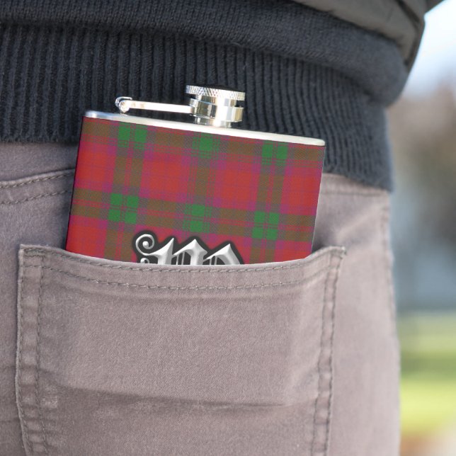 Clan MacNab McNabb Tartan Old Scotland Flask | Zazzle