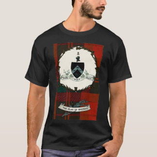 Clan MacNab Vintage Tartan Crest Badge T-Shirt