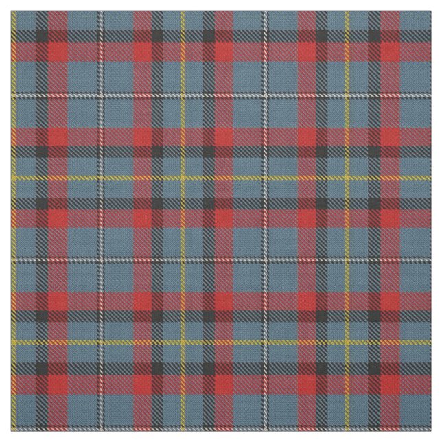 Clan MacNamara Irish Tartan Plaid Fabric (Swatch)