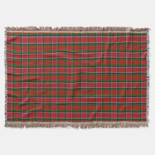 Clan MacNaughton Tartan Throw Blanket