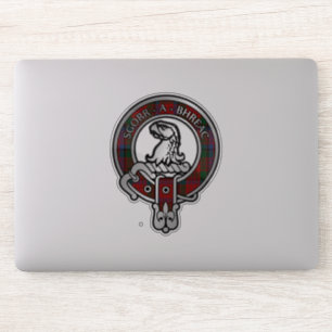 Clan MacNeacail (MacNicol/Nicolson) Crest & Tartan Sticker
