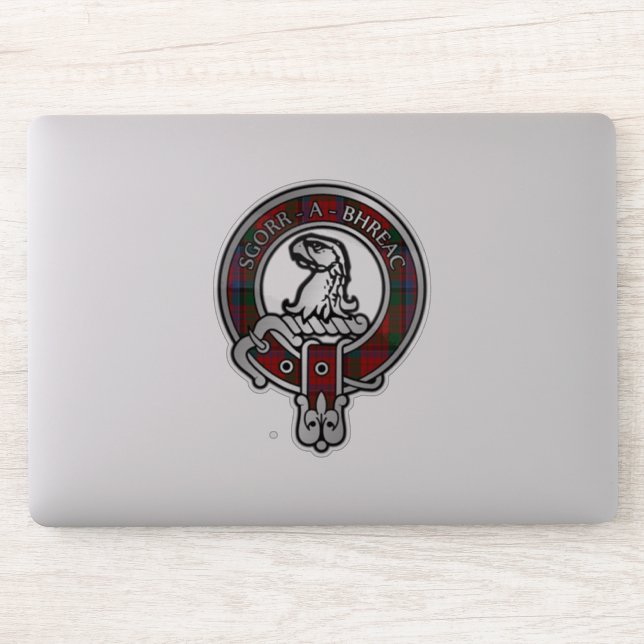 Clan MacNeacail (MacNicol/Nicolson) Crest & Tartan Sticker (Computer)