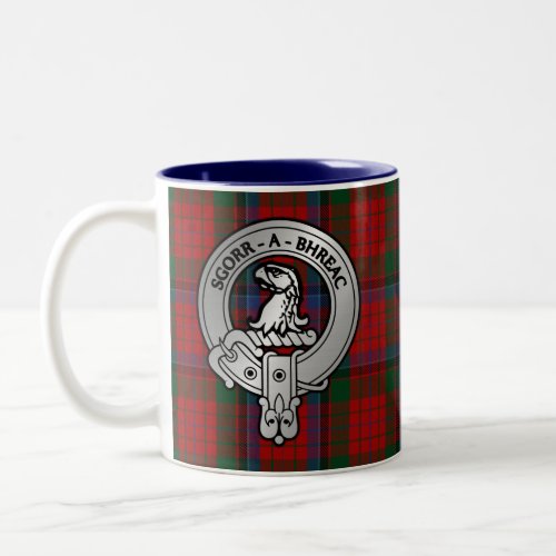Clan MacNeacail MacNicolNicolson Crest  Tartan Two_Tone Coffee Mug
