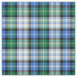 Clan MacNeil Dress Tartan Blue and Green Plaid Fabric