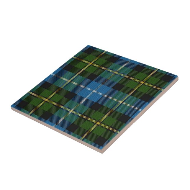 Clan MacNeil Scottish Expressions Tartan Ceramic Tile (Side)
