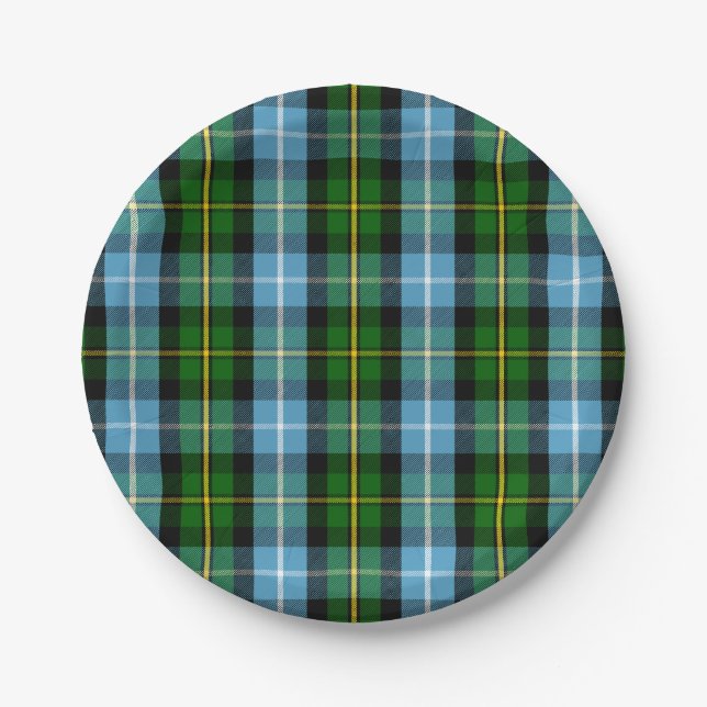 Clan MacNeil Tartan Paper Plates (Front)