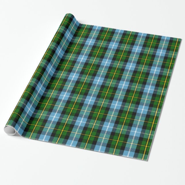 Clan MacNeil Tartan Wrapping Paper (Unrolled)