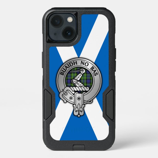 Clan MacNeill of Gigha Crest & Tartan Otterbox iPhone Case (Back)