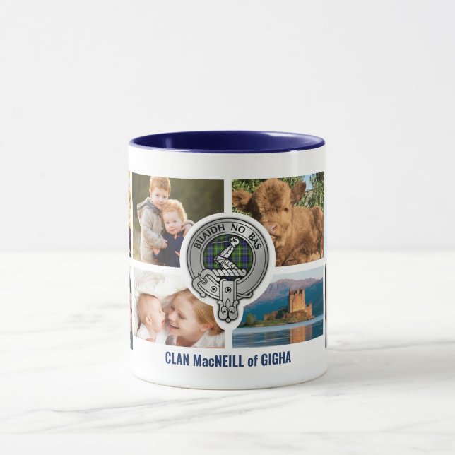 Clan MacNeill of Gigha Personalized Family Mug (Center)