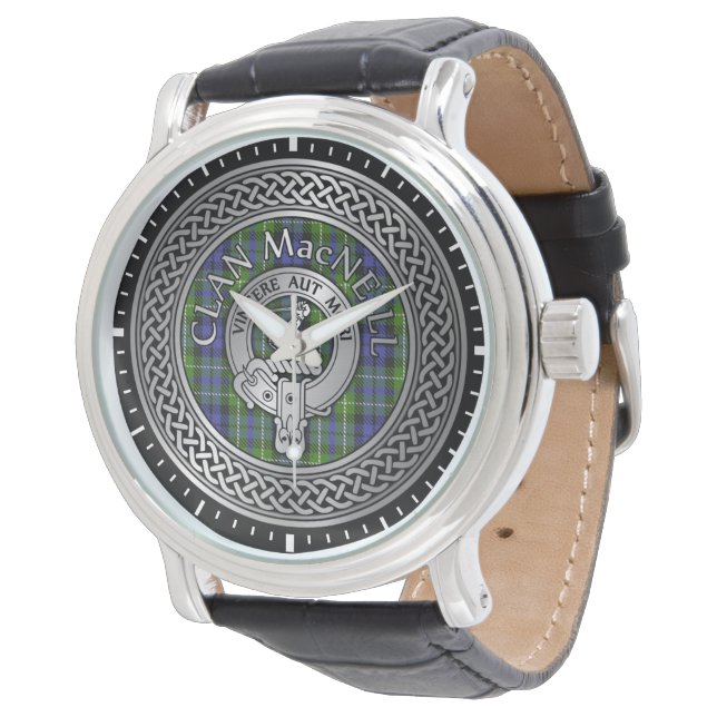 Clan MacNeill of Gigha Tartan Watch (Angled)