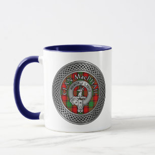 Clan MacPhail Crest & Tartan Knot Mug