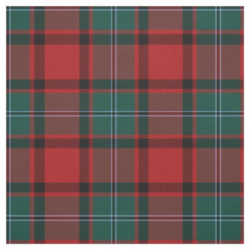 Clan MacPhail Tartan Fabric | Zazzle