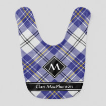 Clan MacPherson Blue Dress Tartan Baby Bib