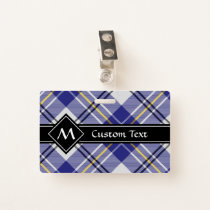 Clan MacPherson Blue Dress Tartan Badge