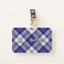 Clan MacPherson Blue Dress Tartan Badge