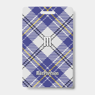 Clan MacPherson Blue Dress Tartan Badge