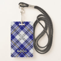 Clan MacPherson Blue Dress Tartan Badge