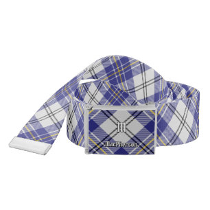 Clan MacPherson Blue Dress Tartan Belt