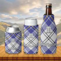 Clan MacPherson Blue Dress Tartan Can Cooler