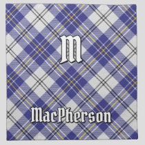 Clan MacPherson Blue Dress Tartan Cloth Napkin