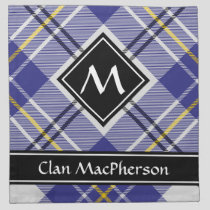 Clan MacPherson Blue Dress Tartan Cloth Napkin