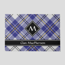 Clan MacPherson Blue Dress Tartan Doormat