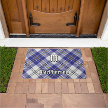 Clan MacPherson Blue Dress Tartan Doormat