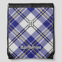Clan MacPherson Blue Dress Tartan Drawstring Bag