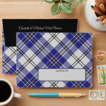 Clan MacPherson Blue Dress Tartan Envelope