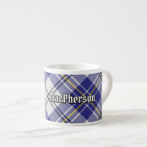 Clan MacPherson Blue Dress Tartan Espresso Cup